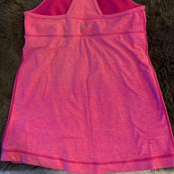Pink lululemon workout top - Picture 2 of 3